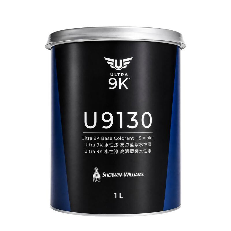 Ultra 9K U9130 Blue Violet Toner Campuran Basecoat Berbasis Air 1L untuk Sistem Campuran Cat Otomotif Formula