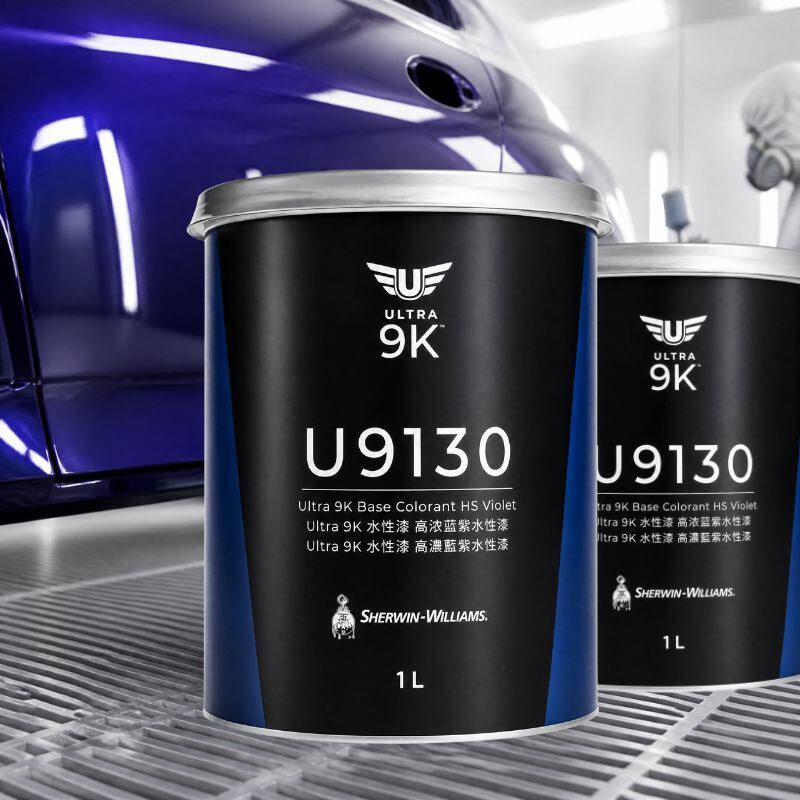 Sherwin-Williams Ultra 9K U9130 HS Violet Waterborne Automotive Basecoat Colorant untuk Koreksi Biru-Violet