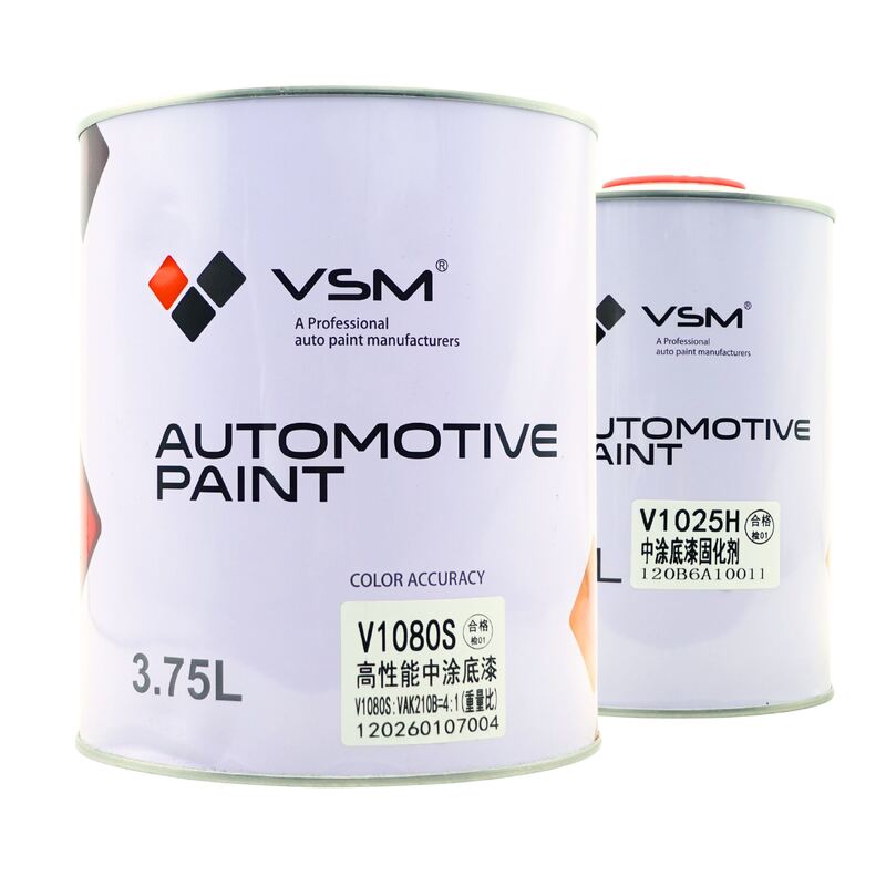 VSM V1080S 2K High Build Automotive Primer Surfacer Gray 4:1 Mix Ratio for Auto Body Repair Refinish