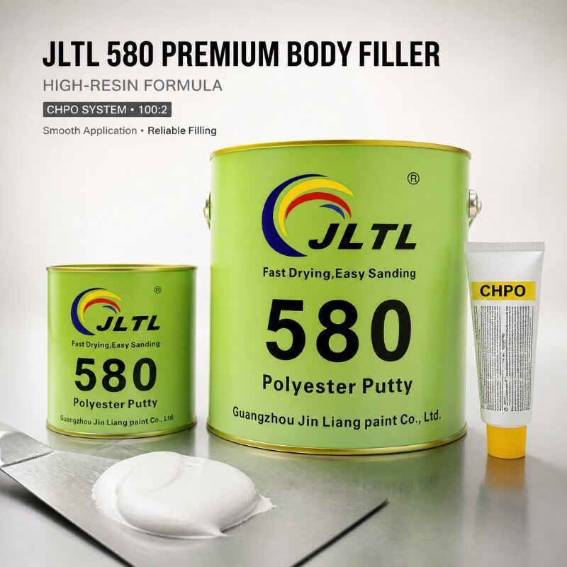 580 Premium Auto Body Filler Putty Trusted 4kg High Build CHPO Putty With Hardener