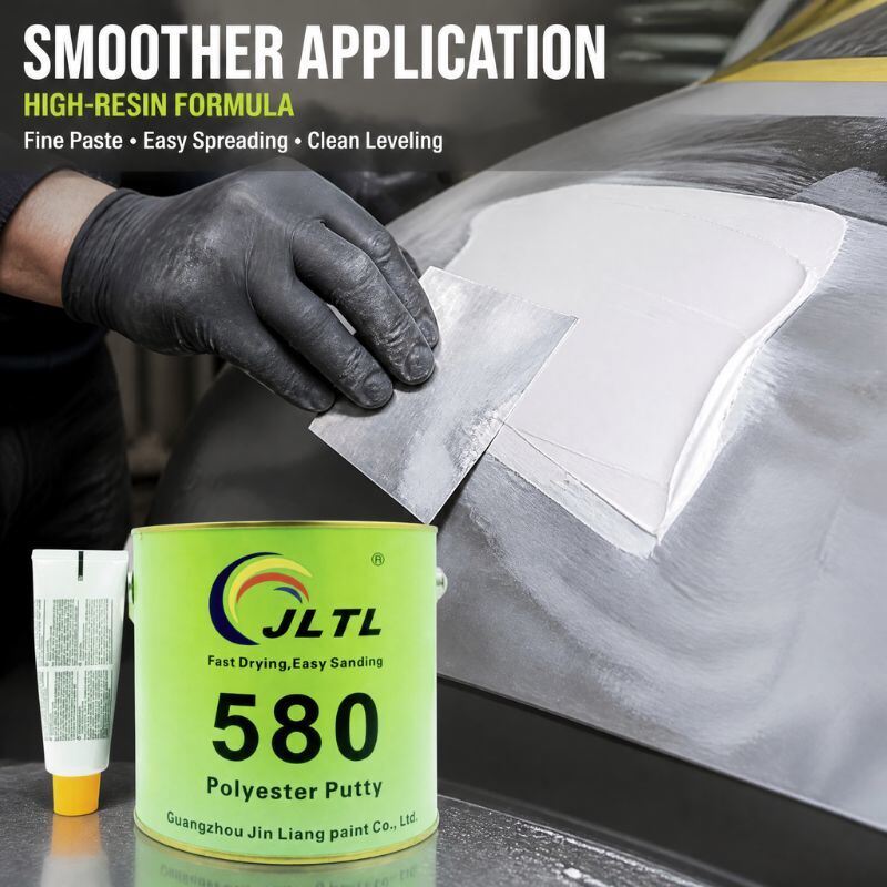 Superior 4kg Pro CHPO 580 Car Body Filler Putty Clean Sanding 100:2 Ratio