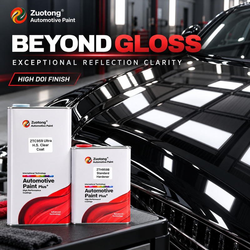 Zuotong ZTC959 Ruby High Solids HS Clear Coat 5L 2K Automotive Coating Refinishing Clearcoat For High Gloss And Premium Body Repair