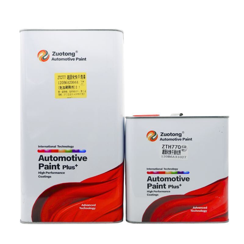 ZUOTONG ZTC777 Automotive Clear Coat Hardener Kit 2K Gloss Car Refinish Varnish 2:1 Ambient Cure for Local Body Repair