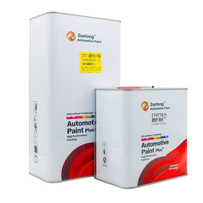 ZUOTONG ZTC777 Fast Drying 2K Clear Coat 2:1 No Thinner Automotive Refinish Clearcoat for Bumper and Panel Spot Repair