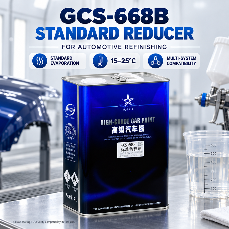City Star GCS-668B OEM Car Paint Thinner Standard Automotive Refinish Reducer for Compatible Epoxy Primer Wholesale Transportation Couting