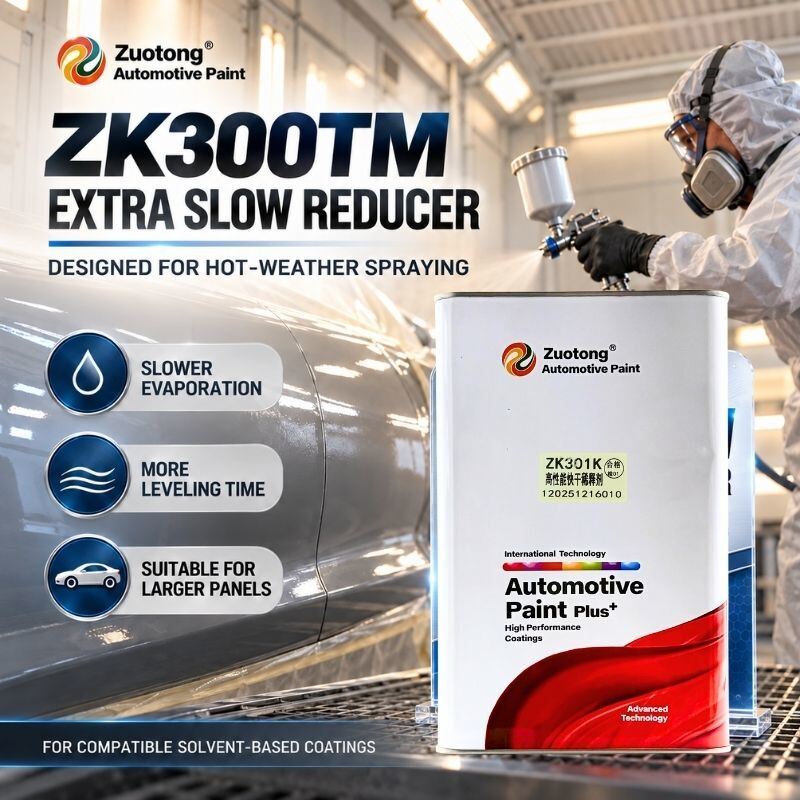 Zuotong Fast Dry Thinner Reliable High Performance Formula 4L Automotive Spray Painting