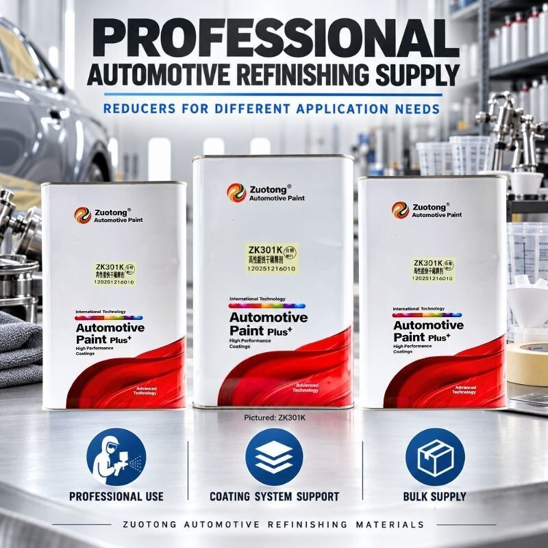 Zuotong Fast Dry Thinner Reliable High Performance Formula 4L Automotive Spray Painting