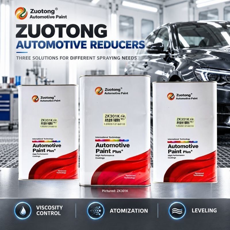 Zuotong Fast Dry Thinner Reliable High Performance Formula 4L Automotive Spray Painting