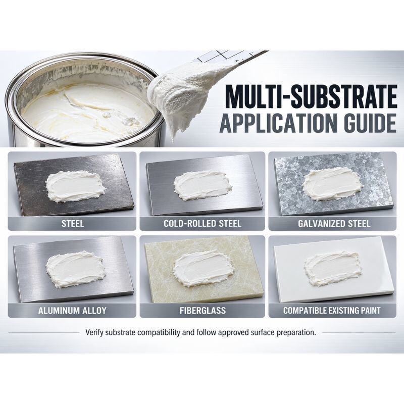 White Alloy Body Filler 2K Automotive Polyester Putty for Car Body Repair Metal Panel Filling and Auto Refinishing