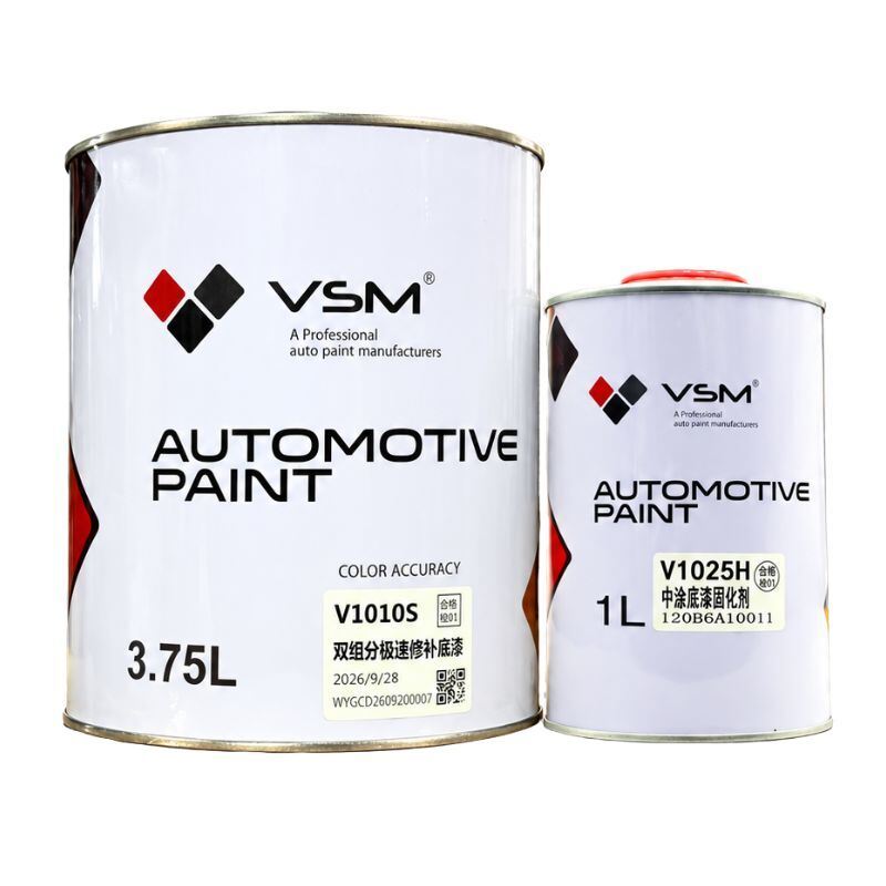 VSM V1010 2K Automotive Primer Surfacer Fast Drying White Grey Black Primer for Car Refinish and Body Repair