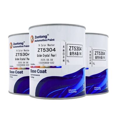 Automotive Base Coat Advanced Strong Coverage 1K Golden Crystal Pearl 1L Auto Paint